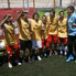 El festejo de los jugadores de Provincial, campeones de la etapa Rosario en la Copa Olé.